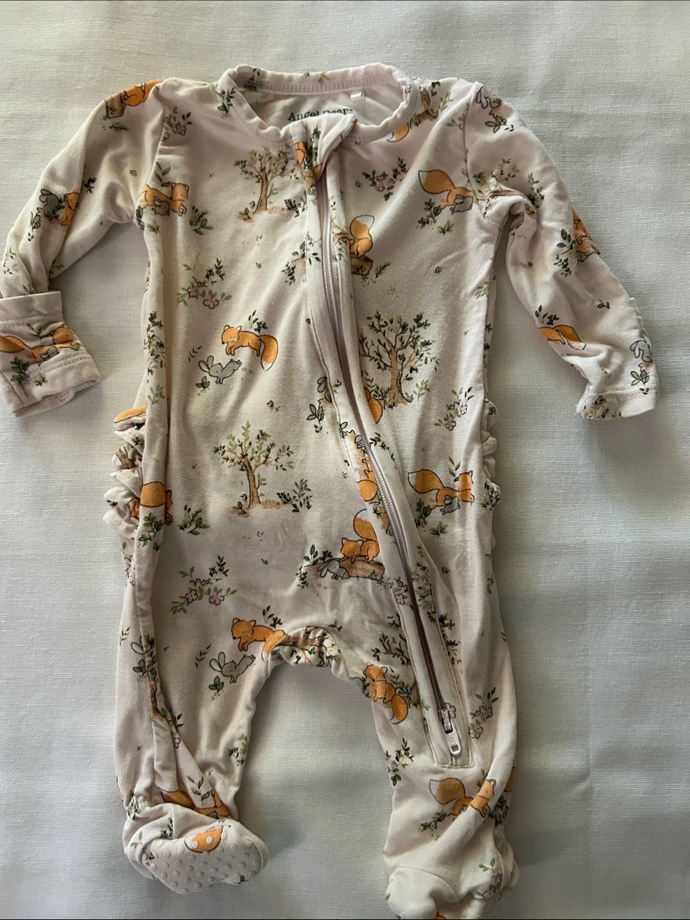 Angel Dear Newborn zippered pajamas